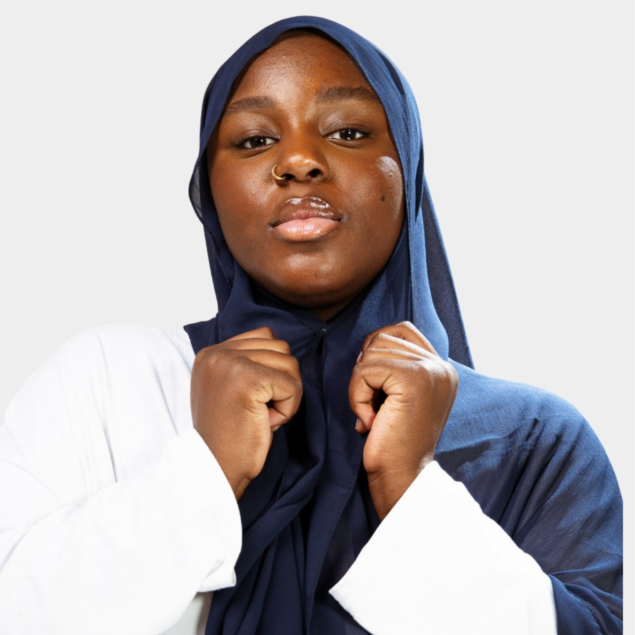 HIJAB INSTANTANÉ - BLEU NUIT