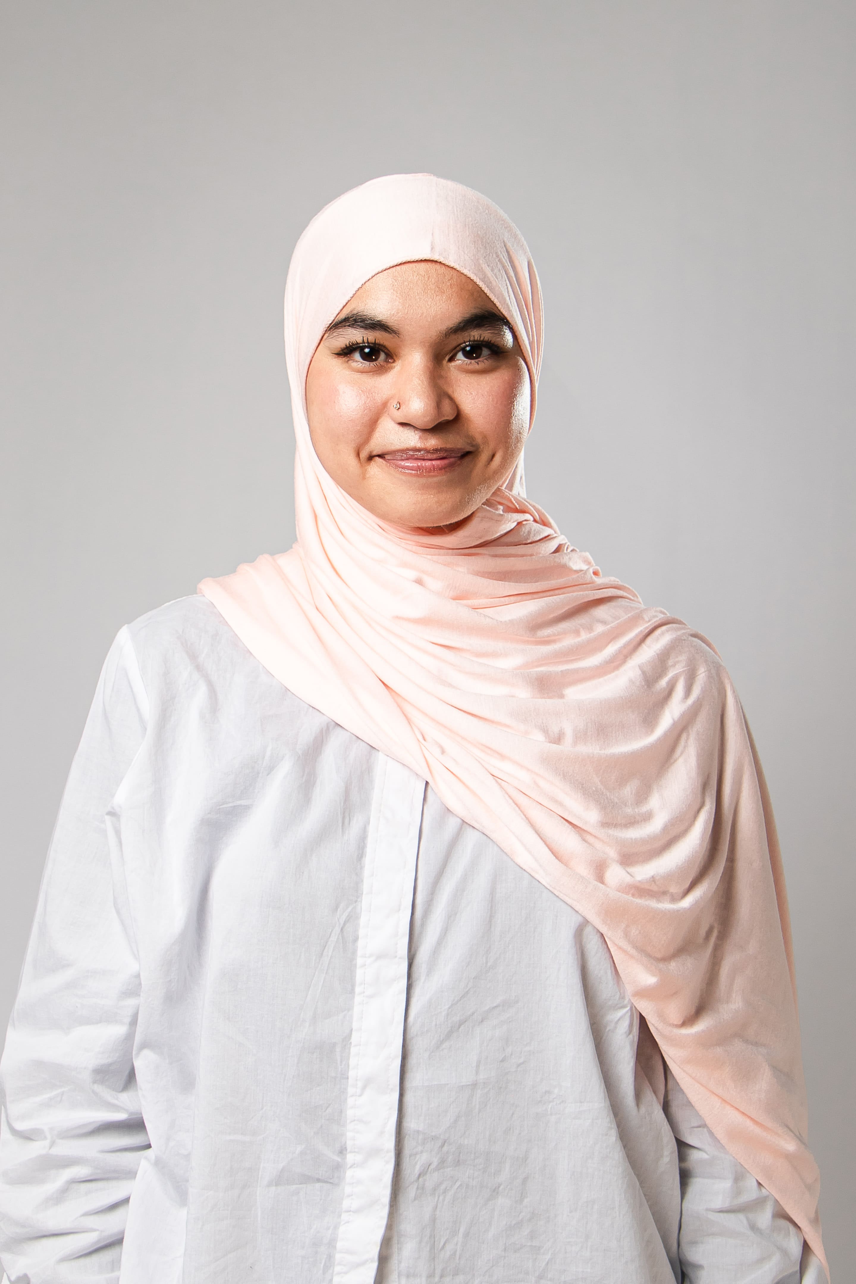 Hijab instantané Jersey - Rose
