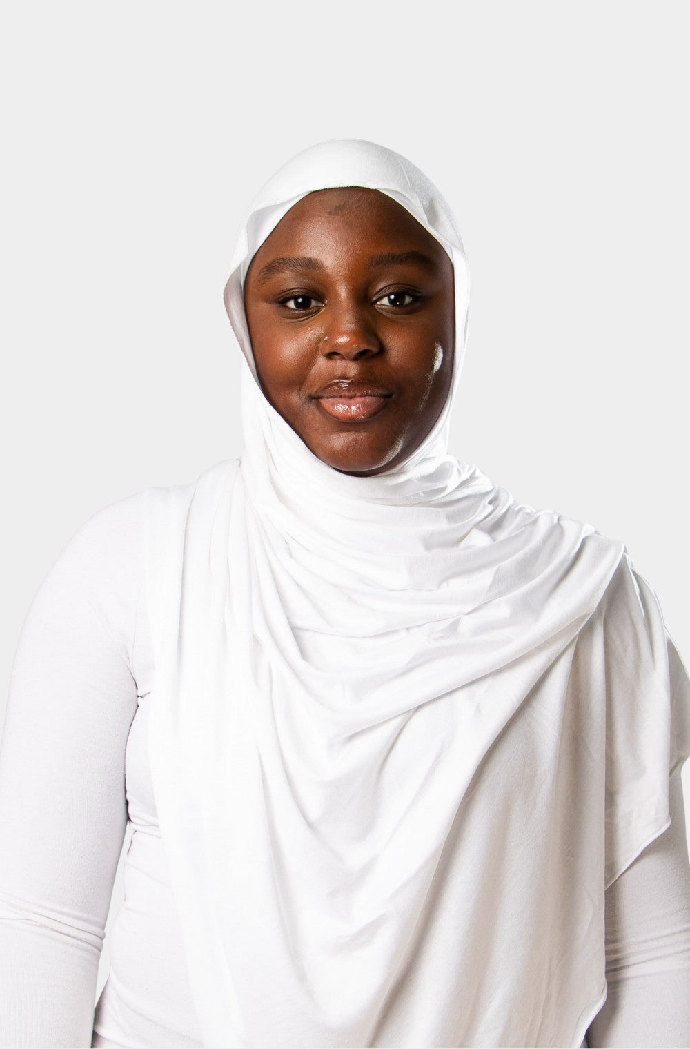 Hijab instantané Jersey - Blanc