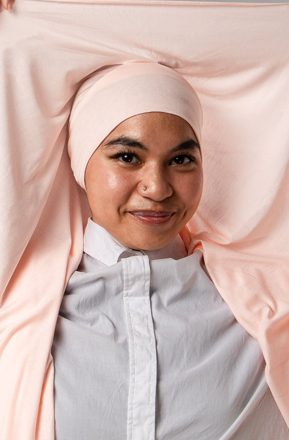 Hijab instantané Jersey - Rose