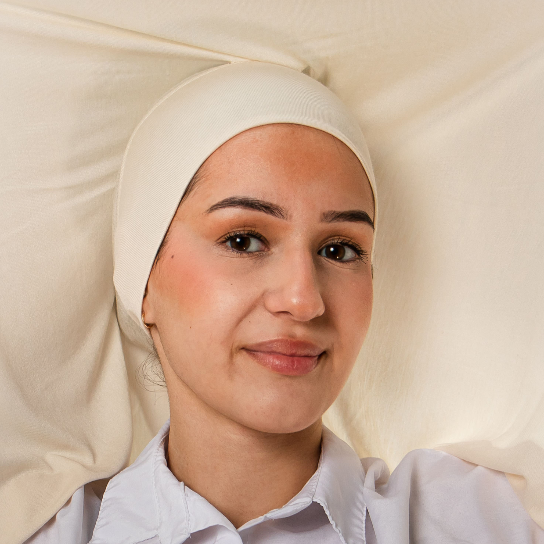 Hijab instantané Jersey - Beige