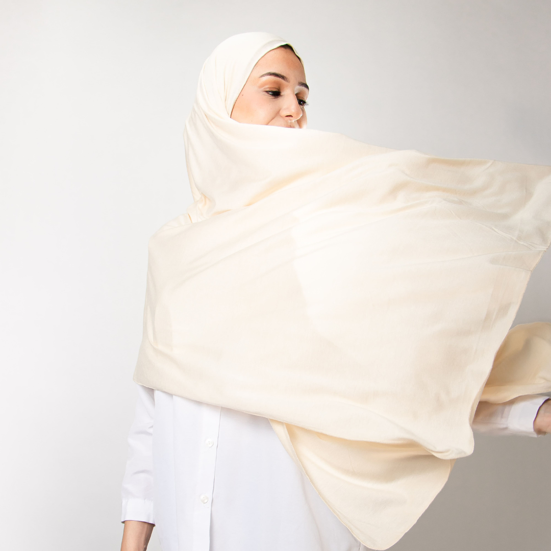 Hijab instantané Jersey - Beige