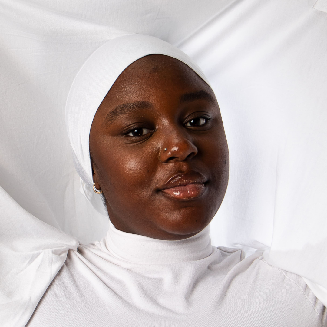 Hijab instantané Jersey - Blanc