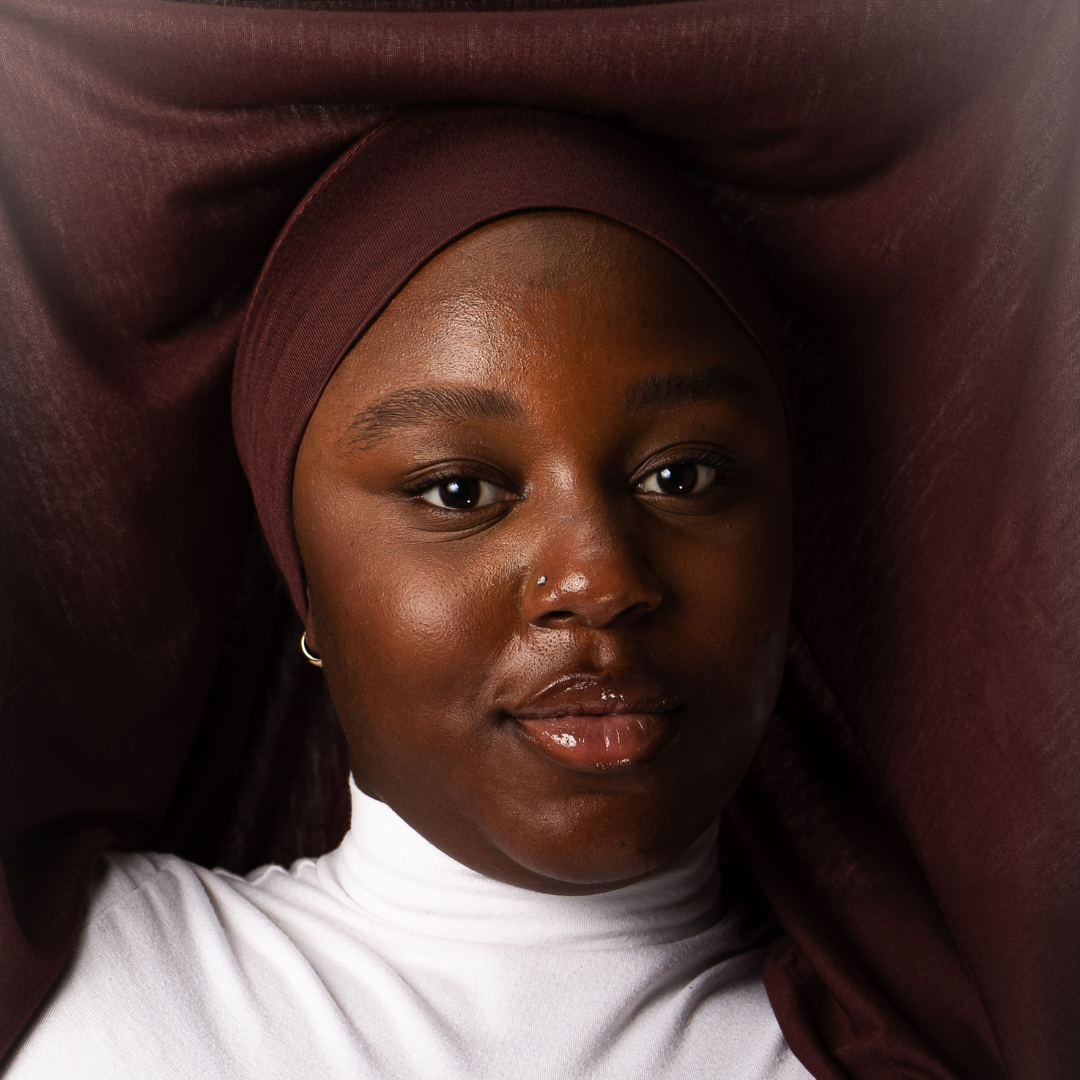 Hijab instantané Jersey - Chocolat