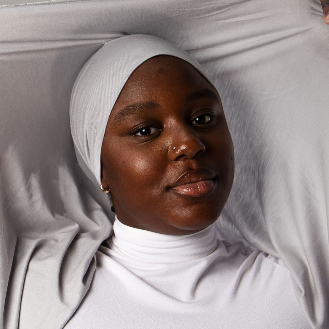 Hijab instantané Jersey - Gris