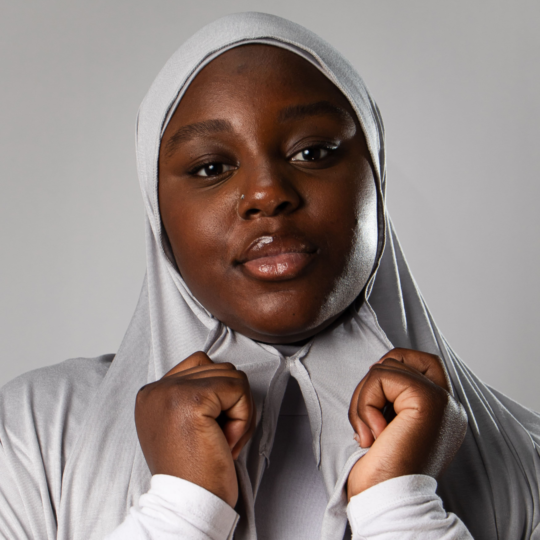 Hijab instantané Jersey - Gris