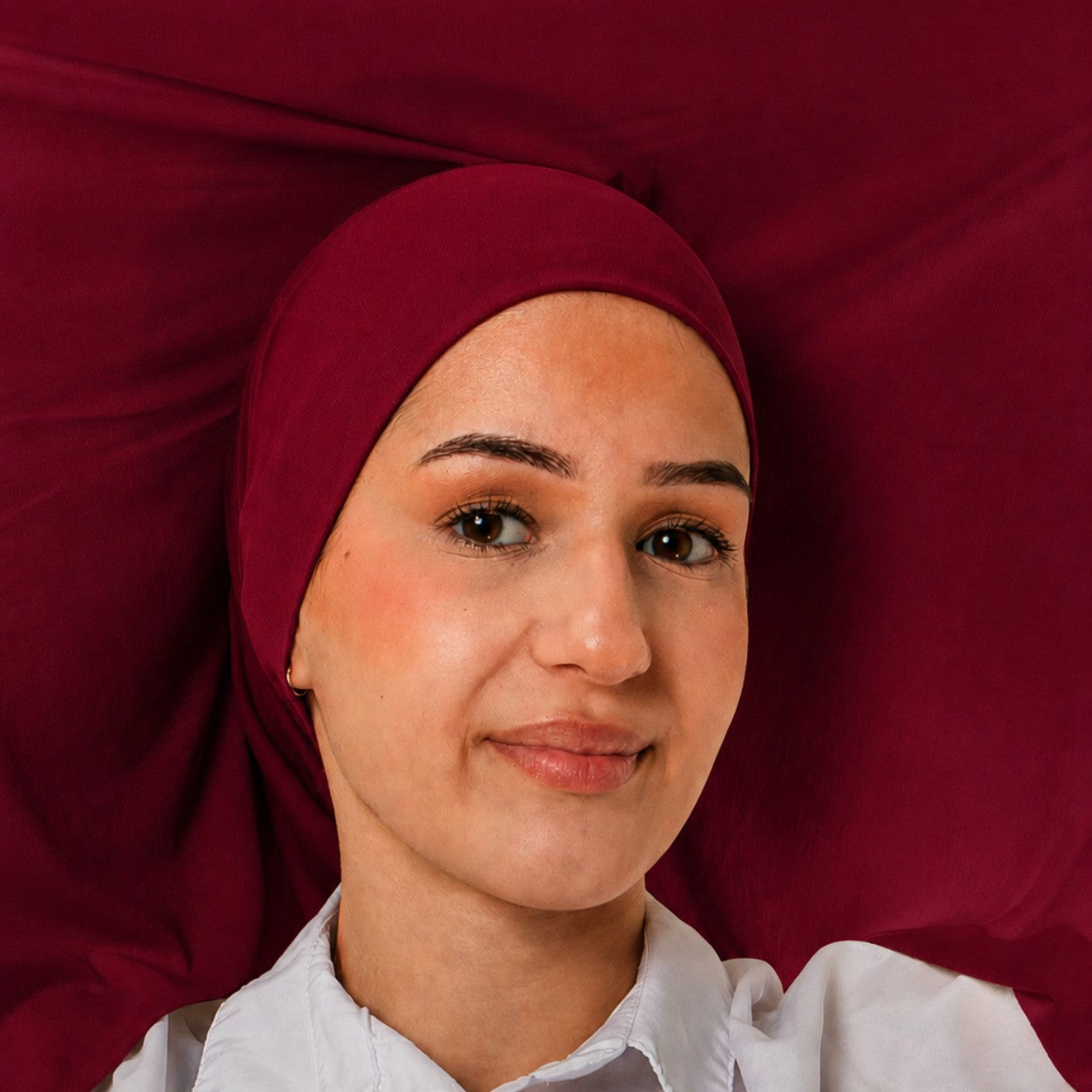HIJAB INSTANTANÉ - CERISE