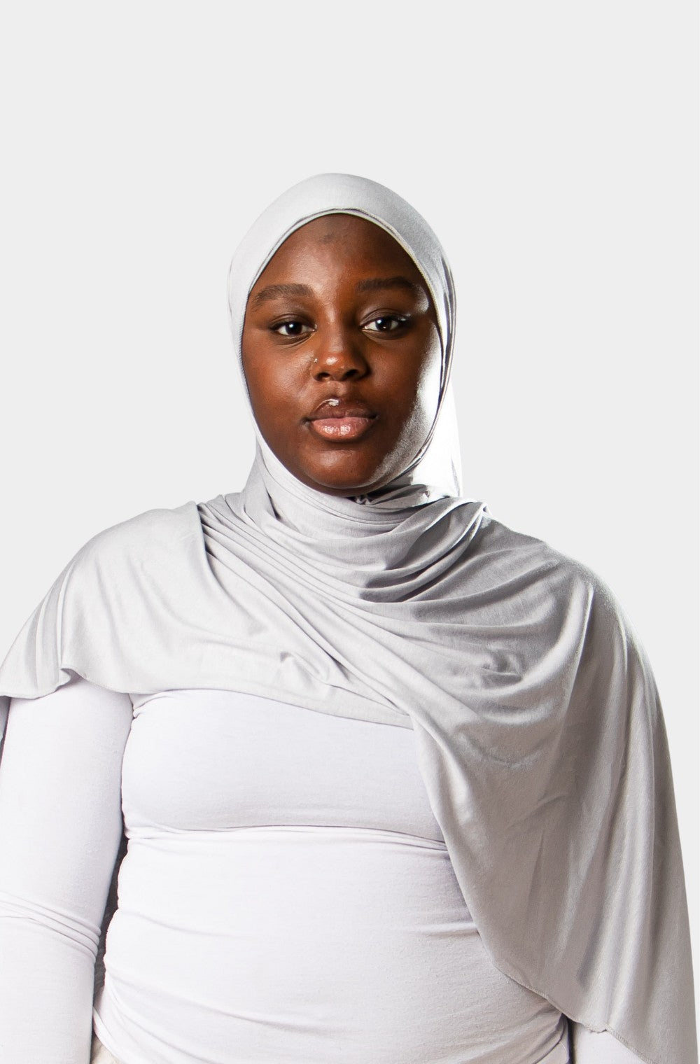 Hijab instantané Jersey - Gris