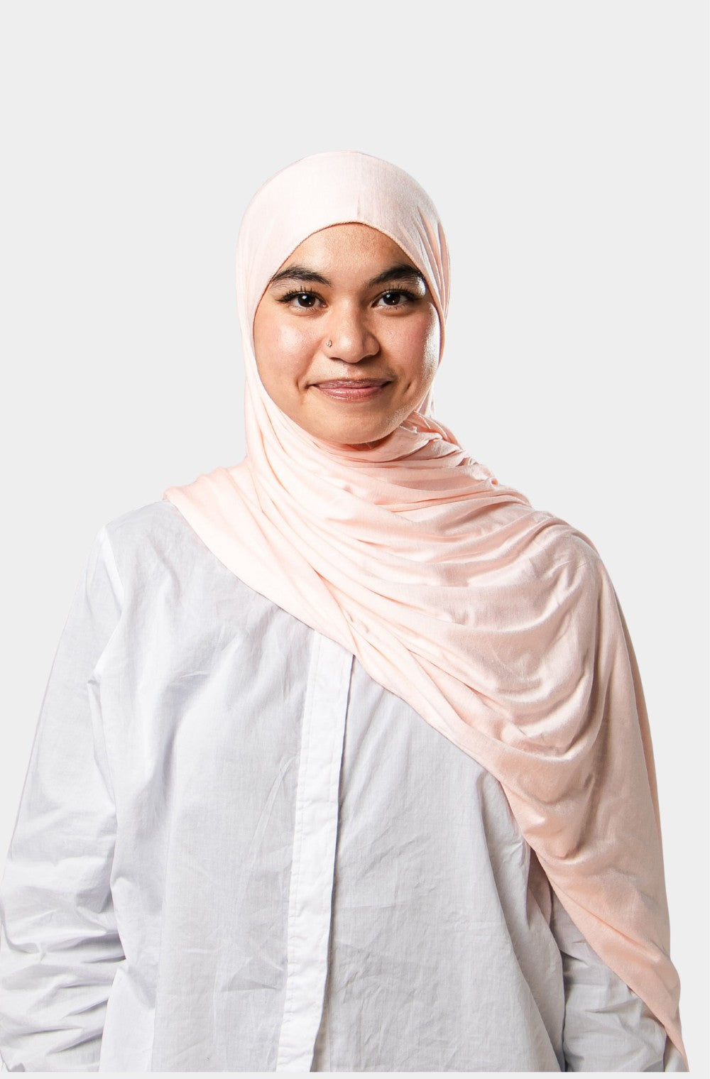 Hijab instantané Jersey - Rose