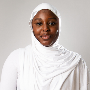 Hijab instantané Jersey - Blanc
