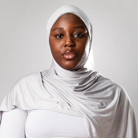Hijab instantané Jersey - Gris