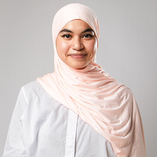 Hijab instantané Jersey - Rose